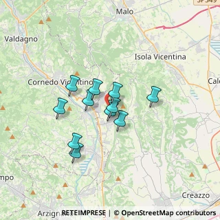 Mappa Via Pederiva, 36070 Castelgomberto VI, Italia (2.52364)