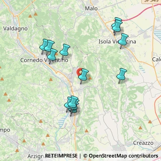 Mappa Via Pederiva, 36070 Castelgomberto VI, Italia (4.06231)