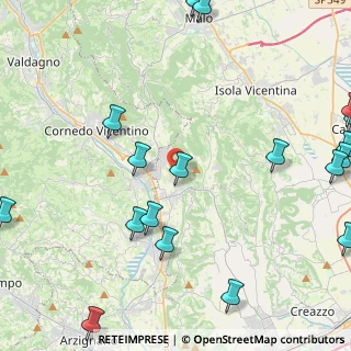 Mappa Via Pederiva, 36070 Castelgomberto VI, Italia (6.5665)
