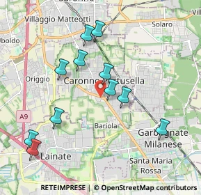 Mappa Centro Commerciale Tigros, 21042 Caronno Pertusella VA, Italia (1.91364)