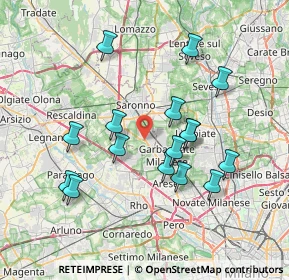 Mappa Centro Commerciale Tigros, 21042 Caronno Pertusella VA, Italia (7.00188)