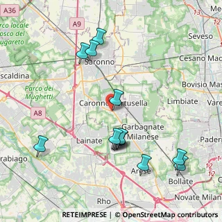 Mappa Centro Commerciale Tigros, 21042 Caronno Pertusella VA, Italia (4.23615)