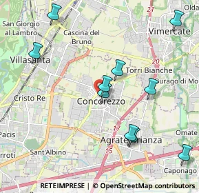 Mappa Via de Capitani, 20863 Concorezzo MB, Italia (2.34273)