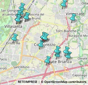 Mappa Via de Capitani, 20863 Concorezzo MB, Italia (2.18)