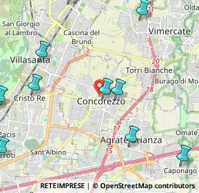 Mappa Via de Capitani, 20863 Concorezzo MB, Italia (2.94545)