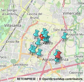 Mappa Via de Capitani, 20863 Concorezzo MB, Italia (1.32643)