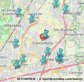 Mappa Via de Capitani, 20863 Concorezzo MB, Italia (2.354)