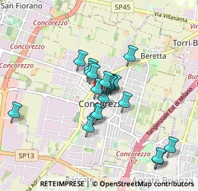 Mappa Via de Capitani, 20863 Concorezzo MB, Italia (0.6685)