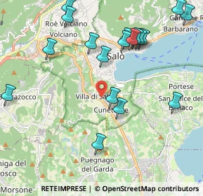 Mappa Via Don Pietro Minelli, 25087 Salò BS, Italia (2.5515)