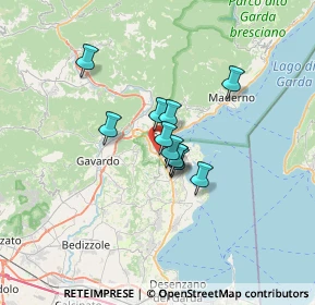 Mappa Via Don Pietro Minelli, 25087 Salò BS, Italia (4.05727)