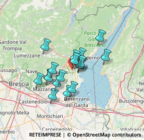 Mappa Via Don Pietro Minelli, 25087 Salò BS, Italia (9.64833)