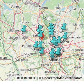 Mappa Via Trieste, 20031 Cesate MI, Italia (11.004)