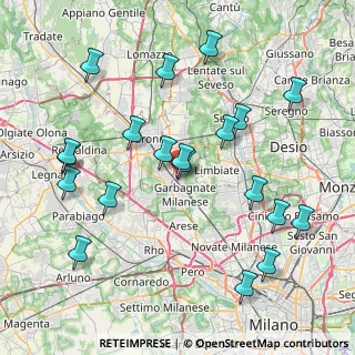 Mappa Via Trieste, 20031 Cesate MI, Italia (8.8695)