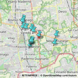 Mappa Paderno Dugnano, 20814 Varedo MB, Italia (1.49714)