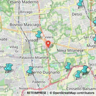 Mappa Paderno Dugnano, 20814 Varedo MB, Italia (3.67818)