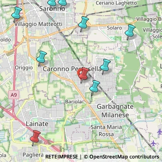 Mappa Via San Giovanni Bosco, 21042 Caronno Pertusella VA (2.88)