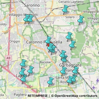 Mappa Via San Giovanni Bosco, 21042 Caronno Pertusella VA (2.4675)
