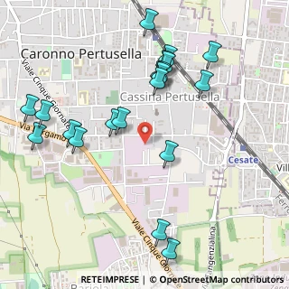 Mappa Via San Giovanni Bosco, 21042 Caronno Pertusella VA (0.5595)