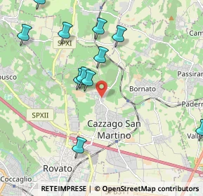 Mappa Via Papa Paolo VI, 25046 Cazzago San Martino BS, Italia (2.62462)