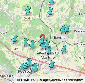 Mappa Via Papa Paolo VI, 25046 Cazzago San Martino BS, Italia (2.224)