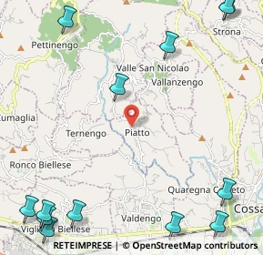 Mappa Frazione Borgonuovo, 13844 Piatto BI, Italia (3.53308)