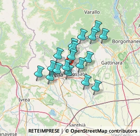 Mappa Frazione Borgonuovo, 13844 Piatto BI, Italia (9.62778)