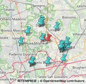Mappa Via Giorgio la Pira, 20835 Muggiò MB, Italia (3.5455)