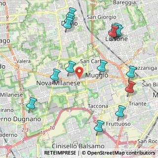 Mappa Via Giorgio la Pira, 20835 Muggiò MB, Italia (2.52733)