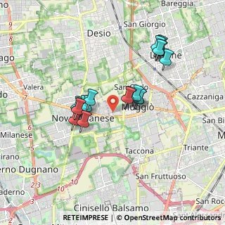 Mappa Via Giorgio la Pira, 20835 Muggiò MB, Italia (1.57368)