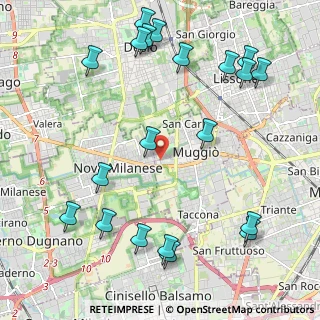 Mappa Via Giorgio la Pira, 20835 Muggiò MB, Italia (2.6595)