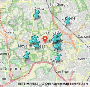 Mappa Via Giorgio la Pira, 20835 Muggiò MB, Italia (1.46615)