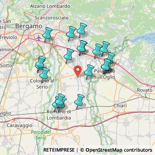 Mappa Via 4 Novembre, 24050 Mornico Al Serio BG, Italia (6.929)