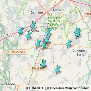 Mappa Strada Provinciale, 24049 Verdello BG, Italia (3.67923)