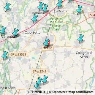 Mappa Strada Provinciale, 24049 Verdello BG, Italia (6.529)