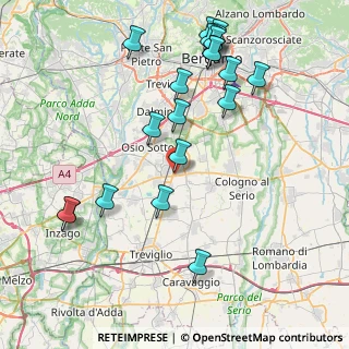 Mappa Strada Provinciale, 24049 Verdello BG, Italia (9.222)