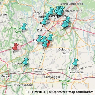 Mappa Strada Provinciale, 24049 Verdello BG, Italia (9.0305)