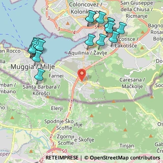 Mappa Via Caduti sul Lavoro, 34015 Muggia TS, Italia (2.698)