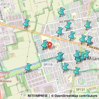 Mappa Via G. Pastore, 20834 Nova Milanese MB, Italia (0.5935)