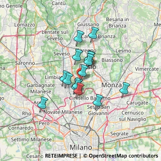 Mappa Via G. Pastore, 20834 Nova Milanese MB, Italia (4.94133)