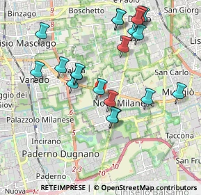 Mappa Piazza Don Carlo Gnocchi, 20834 Nova Milanese MB, Italia (1.9855)