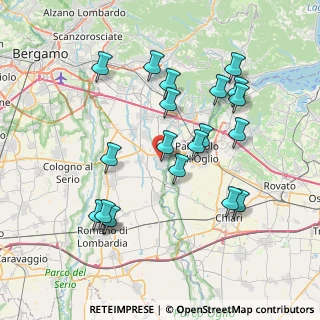 Mappa Via S. Francesco D'Assisi, 24050 Palosco BG, Italia (7.6285)