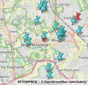Mappa Via Ugo Foscolo, 20834 Nova Milanese MB, Italia (2.094)