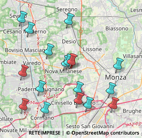 Mappa Via Ugo Foscolo, 20834 Nova Milanese MB, Italia (4.37588)