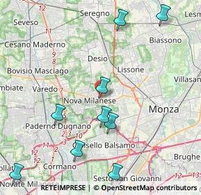 Mappa Via Ugo Foscolo, 20834 Nova Milanese MB, Italia (5.53)