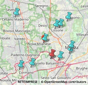 Mappa Via Ugo Foscolo, 20834 Nova Milanese MB, Italia (4.21583)