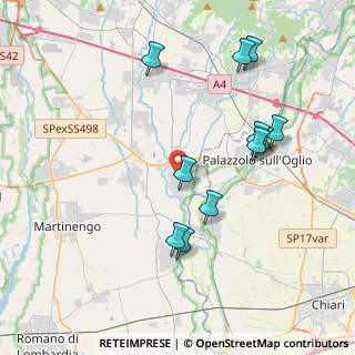 Mappa Via Levate, 24050 Palosco BG, Italia (4.00455)