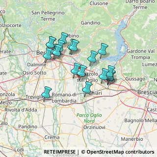 Mappa Via Levate, 24050 Palosco BG, Italia (11.93526)