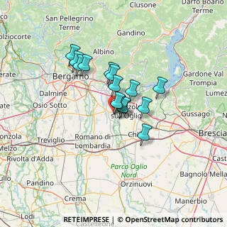 Mappa Via Levate, 24050 Palosco BG, Italia (9.026)