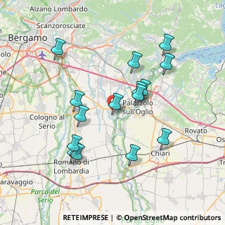 Mappa Via Levate, 24050 Palosco BG, Italia (7.378)