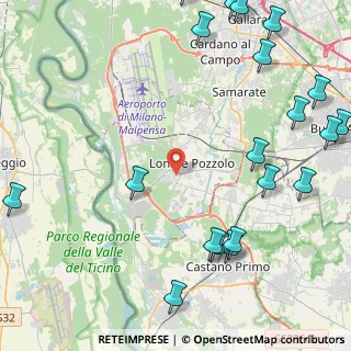 Mappa Via Moncucco, 21015 Lonate Pozzolo VA, Italia (6.236)